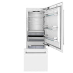 ZLINE 30 in Built-In Refrigerator 16.1 cu. ft. Internal Water & Ice Dispenser White Matte (RBIV-WM-30)