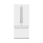 ZLINE 36 in. Built-In French Door Refrigerator 19.6 cu. ft. Internal Water & Ice Dispenser White Matte (RBIV-WM-36)