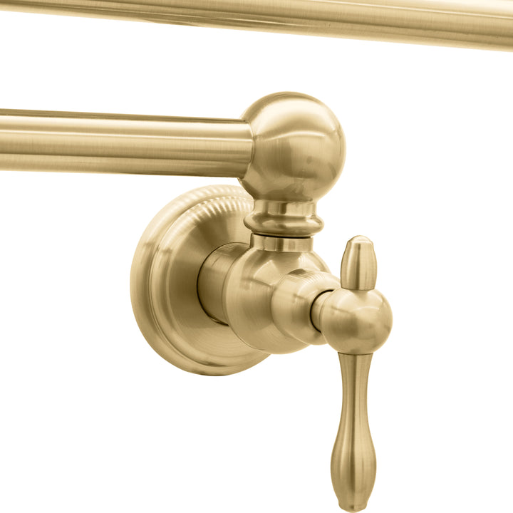 ZLINE Autograph Rembrandt Pot Filler in Champagne Bronze, REM-FPF-CB
