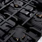 ZLINE 36 in. Gas Range with Convection Gas Oven, 5.2 cu. ft. Capacity, 6 Brass Burners, Stainless Steel, MODEL CGR-BR-36