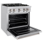 ZLINE 30-in 4.2 cu. ft. Classic Gas Range with 4 Burners, Stainless Steel, MODEL CGR30