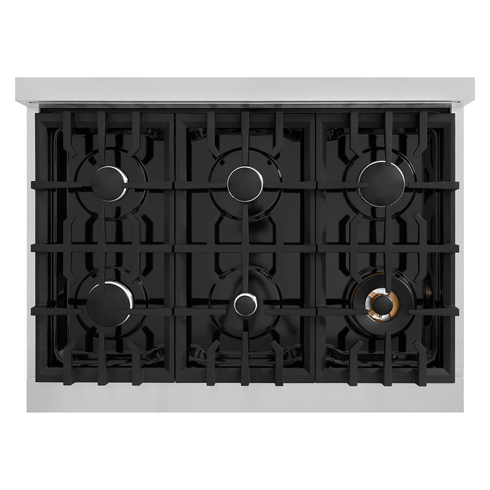 ZLINE 36 in. Rangetop with 6 Gas Burners, RT36