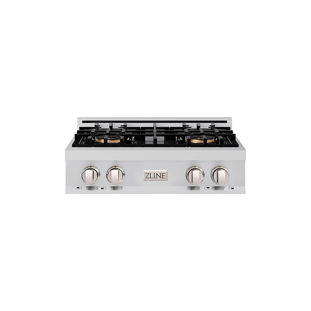 ZLINE 30" Classic Gas Rangetop with 4 Burner DuoPro™ Cooktop in Stainless Steel, PCRT30