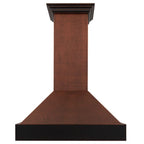 ZLINE 30 in. Wall Mount Range Hood 400 CFM Hand-Hammered Copper Finish (655-HBXXX-30)