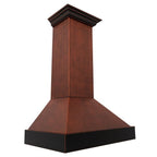 ZLINE 48 in. Wall Mount Range Hood – Hand-Hammered Copper Finish, 4-Speed Ventilation (655-HBXXX-48)
