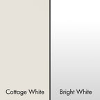 ZLINE 30 in. Wooden Wall Mount Range Hood 400 CFM Rustic Bright White Finish (355WW-30)