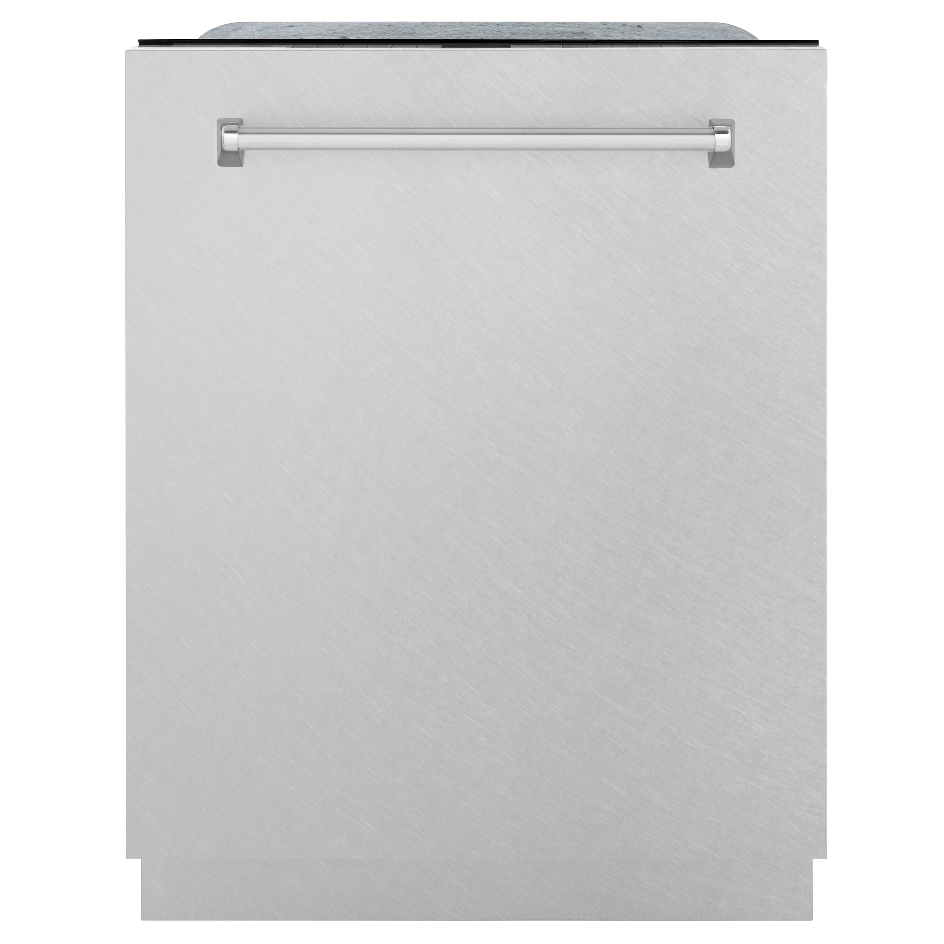 ZLINE 24" Monument Series 3rd Rack Top Touch Control Dishwasher with Satin Stainless Steel Panel and Stainless Steel Tub, 45dBa, DWMT-SN-24