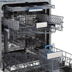 ZLINE 24 in. Top Control Tall Dishwasher in White Matte with 3rd Rack, DWV-WM-24