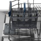 ZLINE 18" Autograph Edition Dishwasher in Black Stainless Steel with Gold Handle, DWVZ-BS-18-G