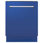 ZLINE 24 in. Top Control Tall Dishwasher in Blue Matte with 3rd Rack, DWV-BM-24