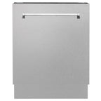 ZLINE 24" Tallac Series 3rd Rack Tall Tub Dishwasher with Satin Stainless Steel Panel and Stainless Steel Tub, 51dBa, DWV-SN-24