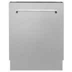 ZLINE 48 in. Kitchen Appliance Package with Satin Stainless Dual Fuel Range, Ducted Vent Range Hood and Tall Tub Dishwasher, 3KP-RASRH48-DWV