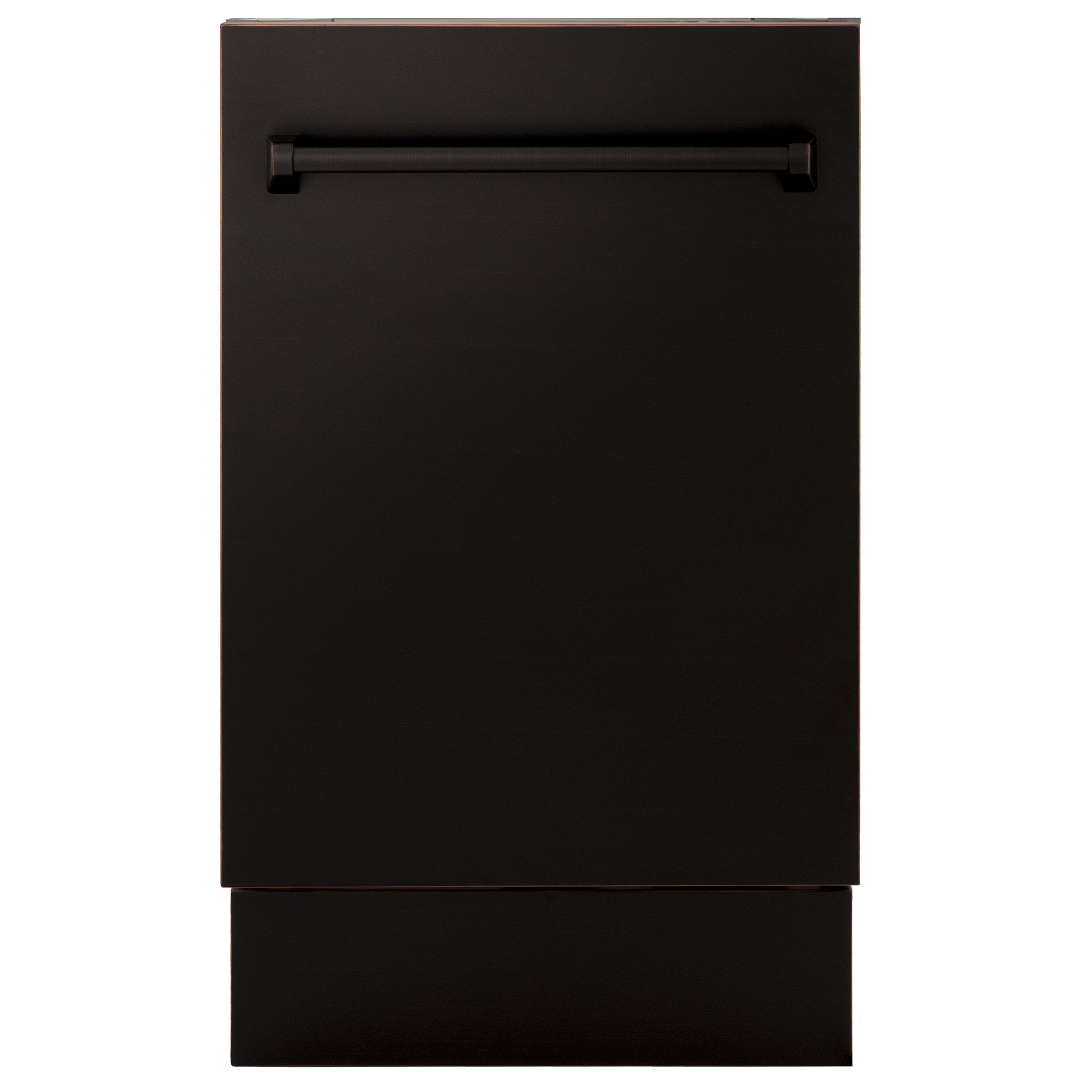 ZLINE 18 in. Top Control Tall Dishwasher in Oil Rubbed Bronze with 3rd Rack, DWV-ORB-18