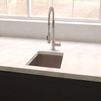 ZLINE 15" Boreal Undermount Single Bowl Satin Stainless Steel Bar Kitchen Sink, SUS-15S
