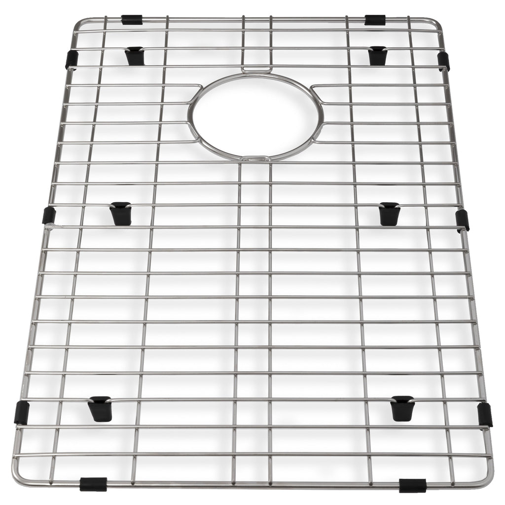 ZLINE 43" Garmisch Undermount Single Bowl Satin Stainless Steel Kitchen Sink with Bottom Grid and Accessories, SLS-43S