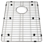ZLINE 43" Garmisch Undermount Single Bowl Satin Stainless Steel Kitchen Sink with Bottom Grid and Accessories, SLS-43S