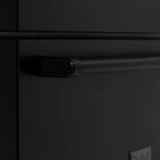 ZLINE 36 in French Door Refrigerator 22.5 cu. ft Ice Maker Black Stainless Steel (RFM-36-BS)