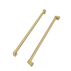 ZLINE Autograph Edition Champagne Bronze Handles for 36" Freestanding Refrigerators (Set of 4), RFMHZ-36-CB