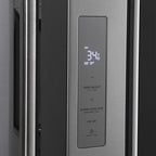 ZLINE 36 in Standard-Depth French Door Refrigerator 28.9 cu. ft. Water Dispenser Dual Ice Maker Stainless Steel (RSM-W-36)