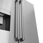ZLINE 36 in Standard-Depth French Door Refrigerator 28.9 cu. ft. Water Dispenser Dual Ice Maker Stainless Steel (RSM-W-36)
