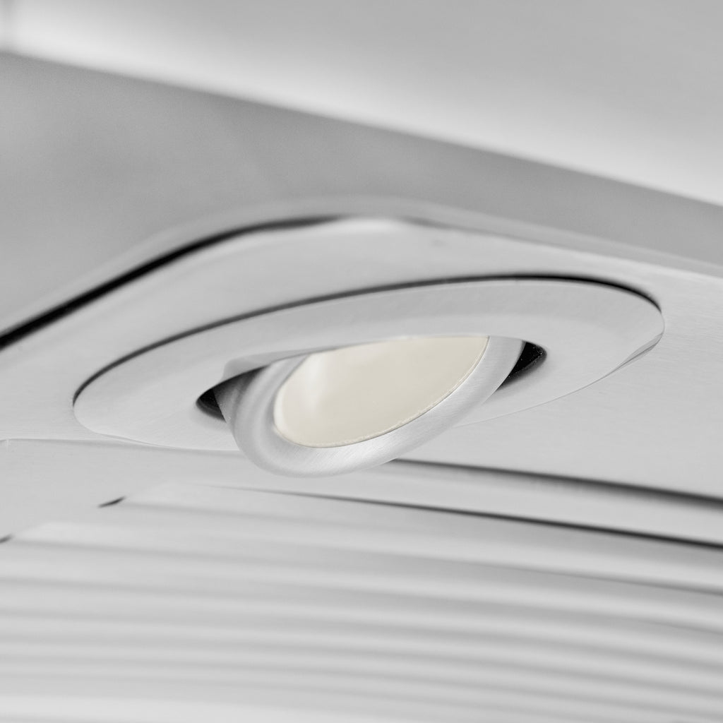 ZLINE 36 in Island Mount Range Hood 400 CFM Stainless Steel CrownSound Bluetooth Speakers (GL9iCRN-BT-36)