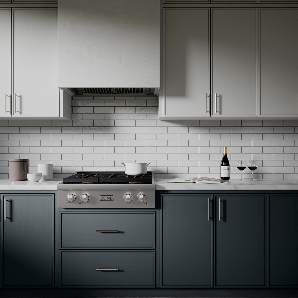 ZLINE 30" Paramount Gas Rangetop with 4 Burner DuoPro™ Cooktop in Stainless Steel, PSRT30
