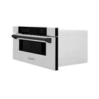 ZLINE Autograph Matte Black Package - 36" Rangetop, 36" Range Hood, Dishwasher, Refrigerator, Microwave Drawer, Wall Oven