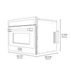 ZLINE 24 in. Built-in Convection Microwave Oven in Stainless Steel with Speed and Sensor Cooking, MWO-24