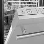 ZLINE 18 in. Top Control Dishwasher in Satin Stainless Steel with Stainless Steel Tub, DW-SN-18