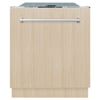 ZLINE 24 in. Top Control Low Profile Dishwasher in Custom Panel Ready with Stainless Steel Tub, DW7713-24
