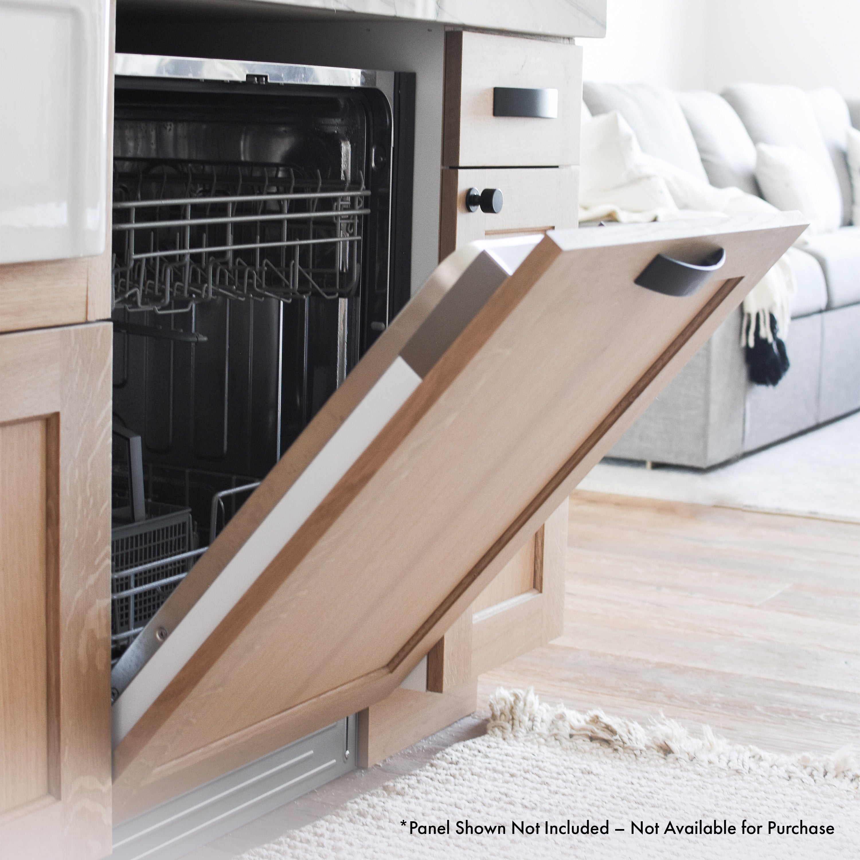 ZLINE 24 in. Top Control Low Profile Dishwasher in Custom Panel Ready with Stainless Steel Tub, DW7713-24