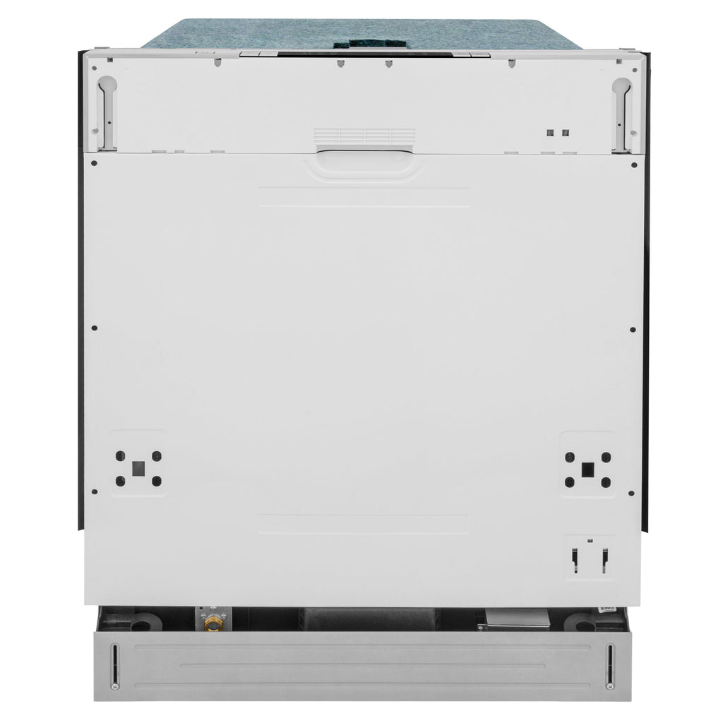 ZLINE 24 in. Top Control Low Profile Dishwasher in Custom Panel Ready with Stainless Steel Tub, DW7713-24