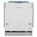 ZLINE 24 in. Top Control Low Profile Dishwasher in Custom Panel Ready with Stainless Steel Tub, DW7713-24