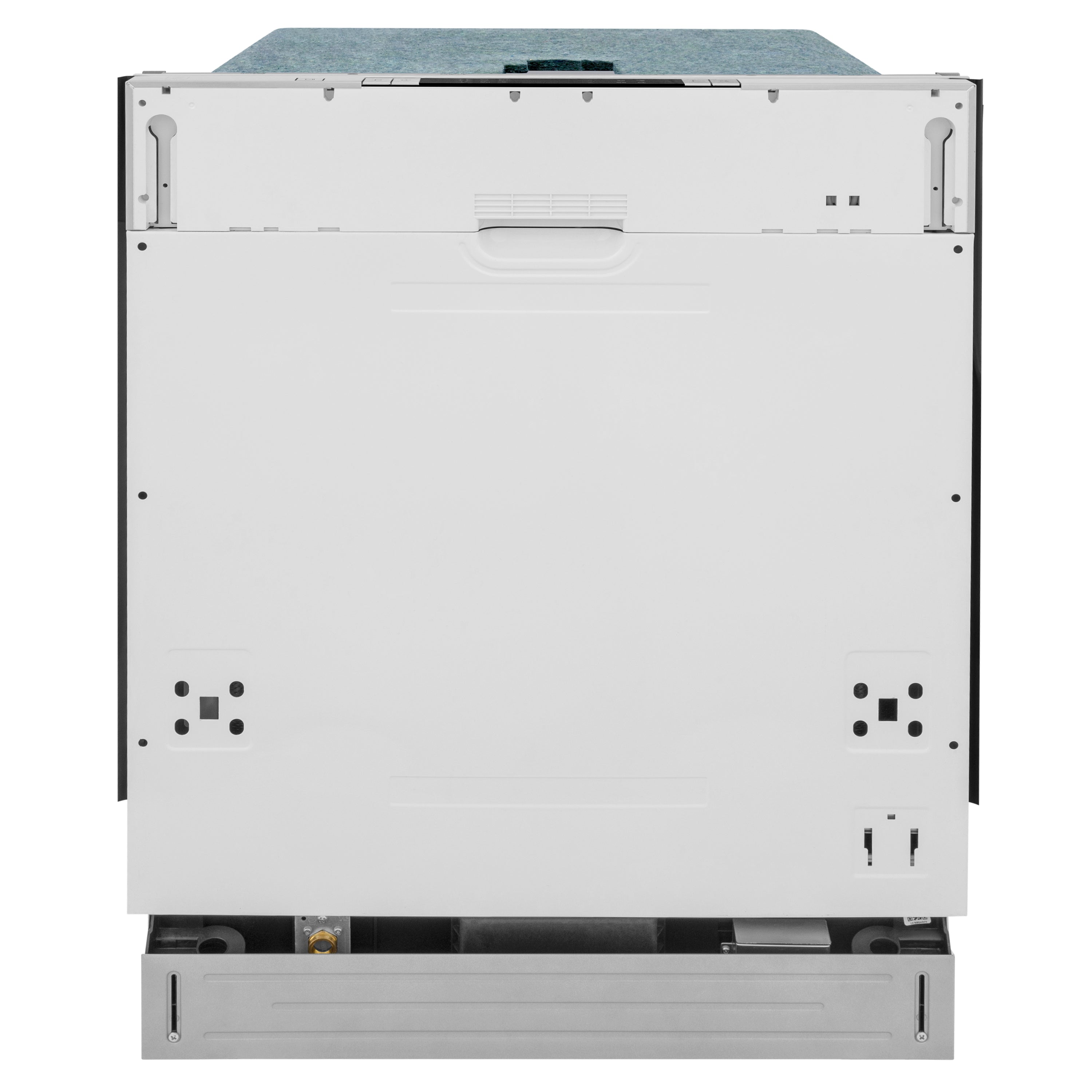 ZLINE 24 in. Top Control Low Profile Dishwasher in Custom Panel Ready with Stainless Steel Tub, DW7713-24