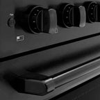 ZLINE 36 in. Induction Range 5.2 cu. ft. Electric Convection Oven 5 Elements Black Stainless Steel (SINRB-36)