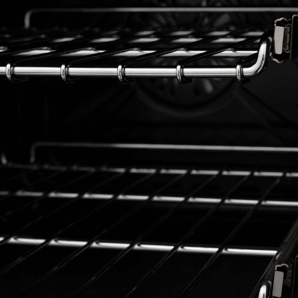 ZLINE 36-Inch Professional Dual Fuel Range, Black Stainless Steel, Brass Burners, Model RAB-BR-36