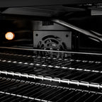 ZLINE 30 in. Gas Range 4 Burner Cooktop 4.2 cu. ft. Black Satin with Champagne Bronze Accents (SGRBSZ-30-CB)