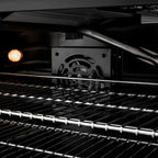 ZLINE 48 in. Double Oven Gas Range 6.7 cu. ft. 8 Burner Cooktop Black Satin Black & Champagne Accents (SGRBSZ-48-MBCB)
