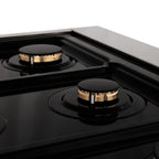 ZLINE Autograph 60 in. Legacy Dual Fuel Range with 9 Gas Burners and Double Electric Convection Ovens, 7.4 cu. ft., Satin Stainless Steel with White Matte Doors and Matte Black Accents (RASZ-WM-60-MB)