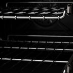 ZLINE Autograph Edition 60 in. 7.4 cu. ft. Legacy Dual Fuel Range with 9 Burner Gas Cooktop and 2 Electric Convection Ovens in Satin Stainless Steel with White Matte Doors and Champagne Bronze Accents (RASZ-WM-60-CB)