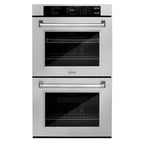 ZLINE 30" Professional True Convection Double Wall Oven with Air Fry and Self Clean in Satin Stainless Steel, WADS-30