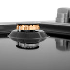 ZLINE 30" Gas Cooktop with 4 Gas Brass Burners and Black Porcelain Top, RC-BR-30-PBT