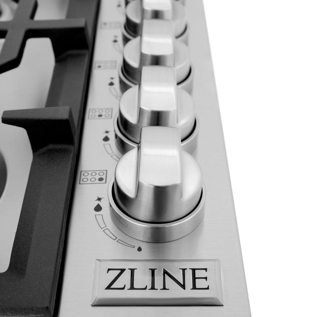 ZLINE 36" Gas Cooktop with 6 Gas Burners, RC36