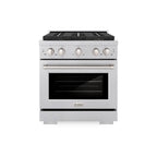 ZLINE 30 in. Gas Range 4.2 cu. ft. Convection Oven with 4 Burner DuoPro™ Cooktop – Satin Stainless Steel (PSGRS-30)