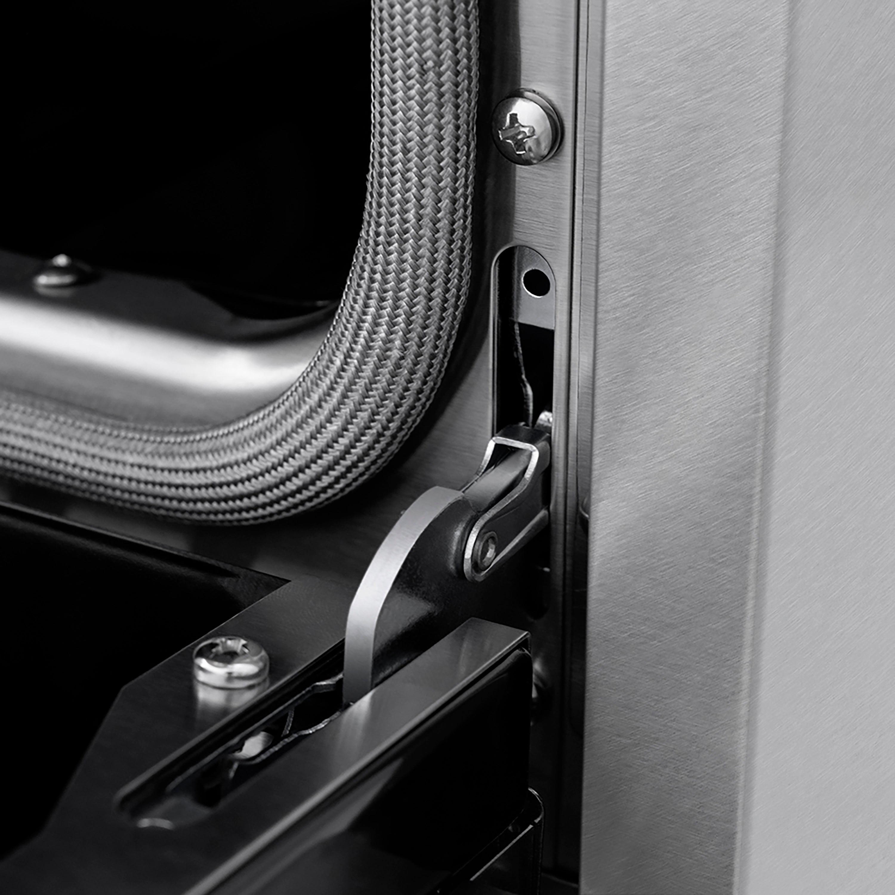 ZLINE 36 in. Gas Range 5.2 cu. ft. Convection Oven 6 Burner DuoPro™ Cooktop Satin Stainless Steel Champagne Bronze Accents (PSGRSZ-36-CB)