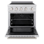 ZLINE 30 in Induction Range 4.2 cu. ft Electric Oven 4 Element Cooktop Satin Stainless Steel (SINRS-30)