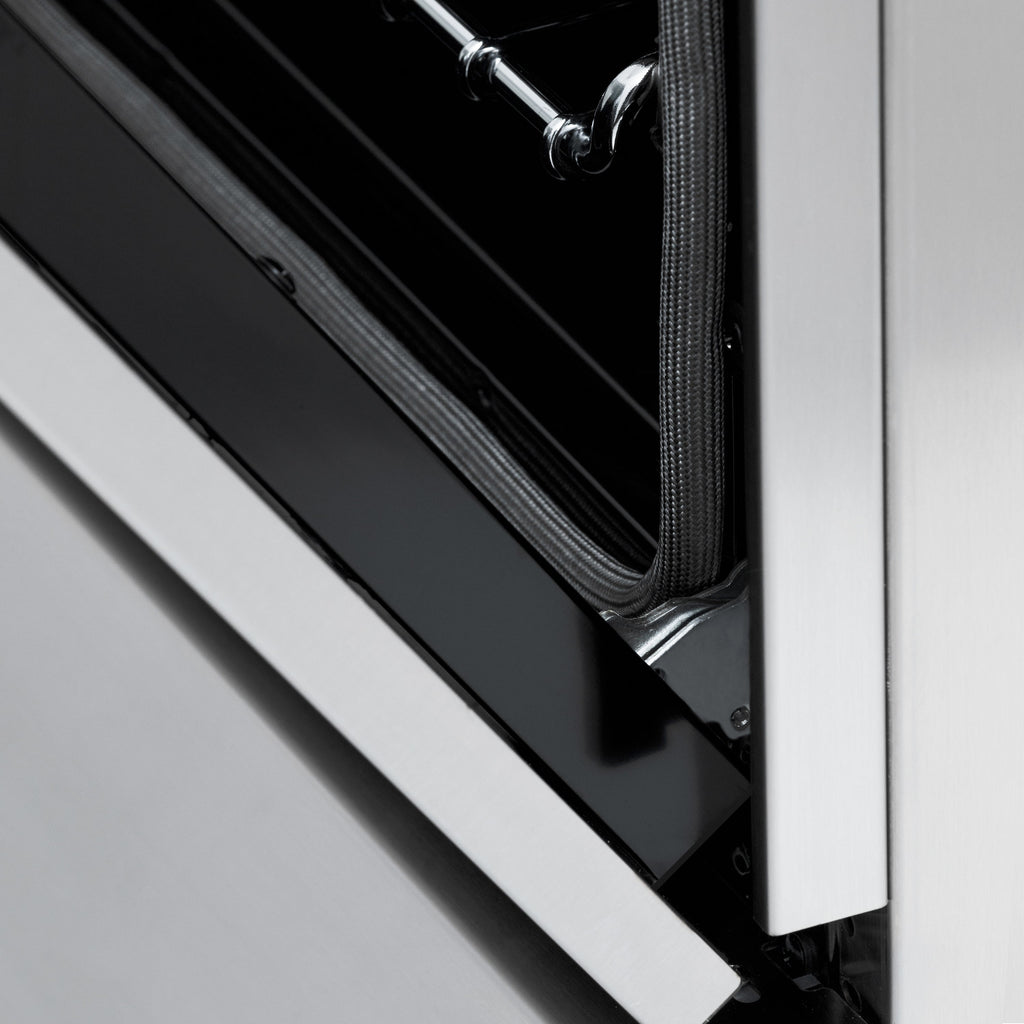 ZLINE 36-Inch Dual Fuel Range with 6 Gas Burners and Electric Convection Oven, Stainless Steel with Brass Burners (RA-BR-36)