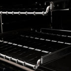 ZLINE Autograph Edition 36-Inch Dual Fuel Range, 4.6 cu. ft., Stainless Steel with Bronze Accents (Model RAZ-36-CB)