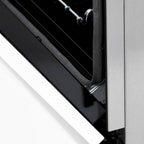 ZLINE Autograph Edition 60 in. Dual Fuel Range 7.4 cu. ft. with White Matte Doors and Black Matte Accents (RAZ-WM-60-MB)