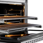 ZLINE 36 in. Dual Fuel Range 5.2 cu. ft. 6 Burner DuoPro™ Cooktop Electric Convection Oven Stainless Steel Champagne Bronze Accents (PSDRZ-36-CB)